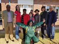 Special Assembly at Estralita Special School in Lydenburgfor the announcement of a swimming sponsorship from the Mpumalanga Academy of Sport for Carol Malinga on 3 June 2016